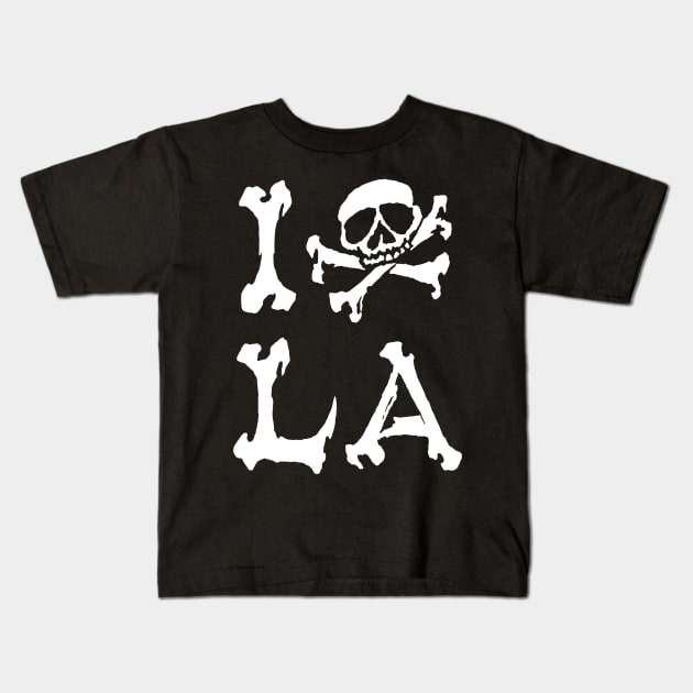 Los Angeles Goth Kids T-Shirt by VISIXVI